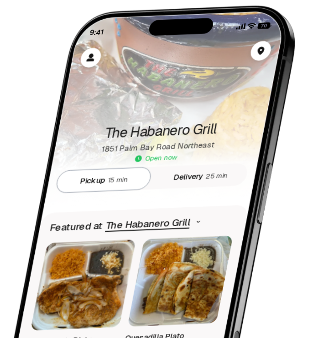 The Habanero Grill app preview