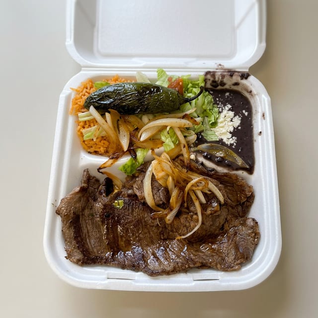 Carne Asada Plato.